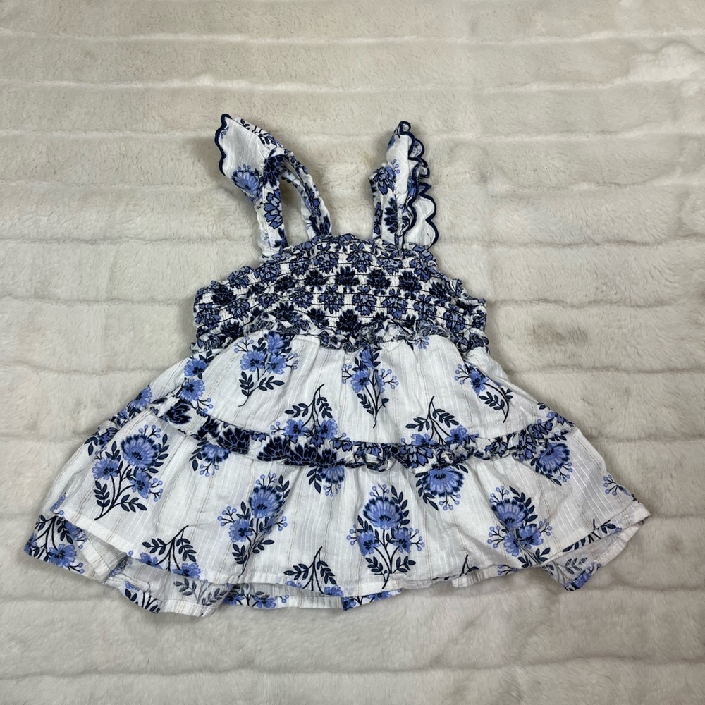 Haute Hippie 18M Preppy Baby Toddler Girl Floral City Spring Summer Tank Top NYC